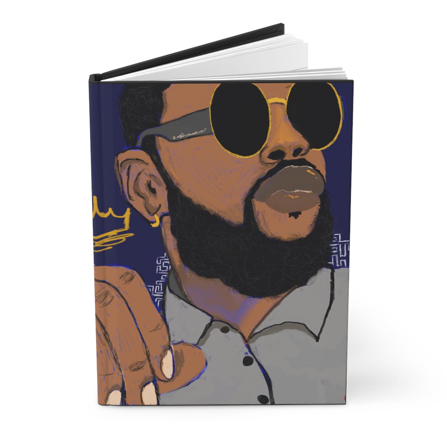 Stylish Hardcover Journal for Creatives, Inspiring Journal for Artists, Unique Gift for Writers, Matte Finish Notebook, Personalized [...]