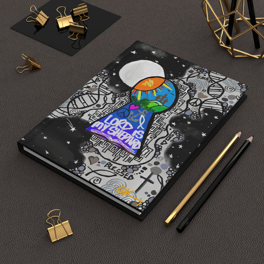 Faith-Inspired Hardcover Journal, Inspirational Notebook, Guided Journal, Spiritual Gift, Creative Writing Journal