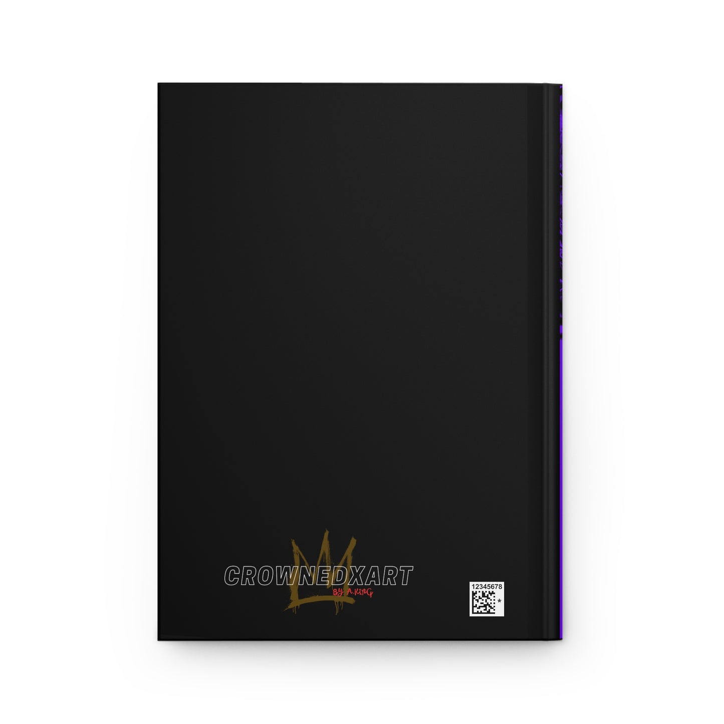 Vibrant Crowned Queen Journal | Artistic Hardcover Notebook for Creatives, Gift for Her, Inspirational Journal, Purple Aesthetic, [...]